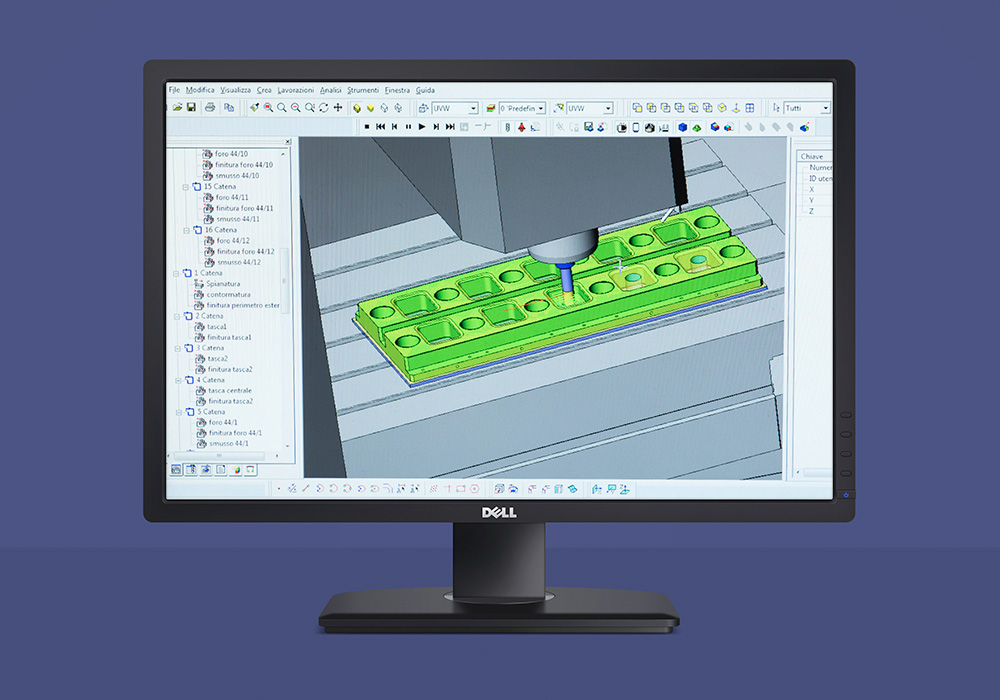 software cad cam CMS lavorazioni meccaniche